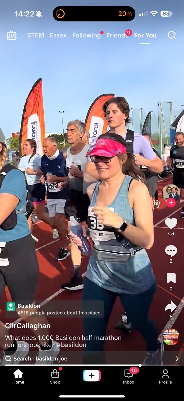 Keeley’s Basildon Half Marathon campaign photo, 2 of 7