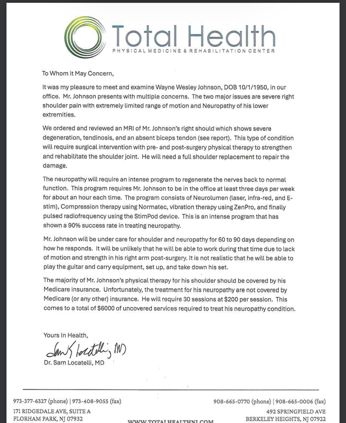 Help Wayne Wesley Johnson Overcome Health Challenges campaign photo, 6 of 8