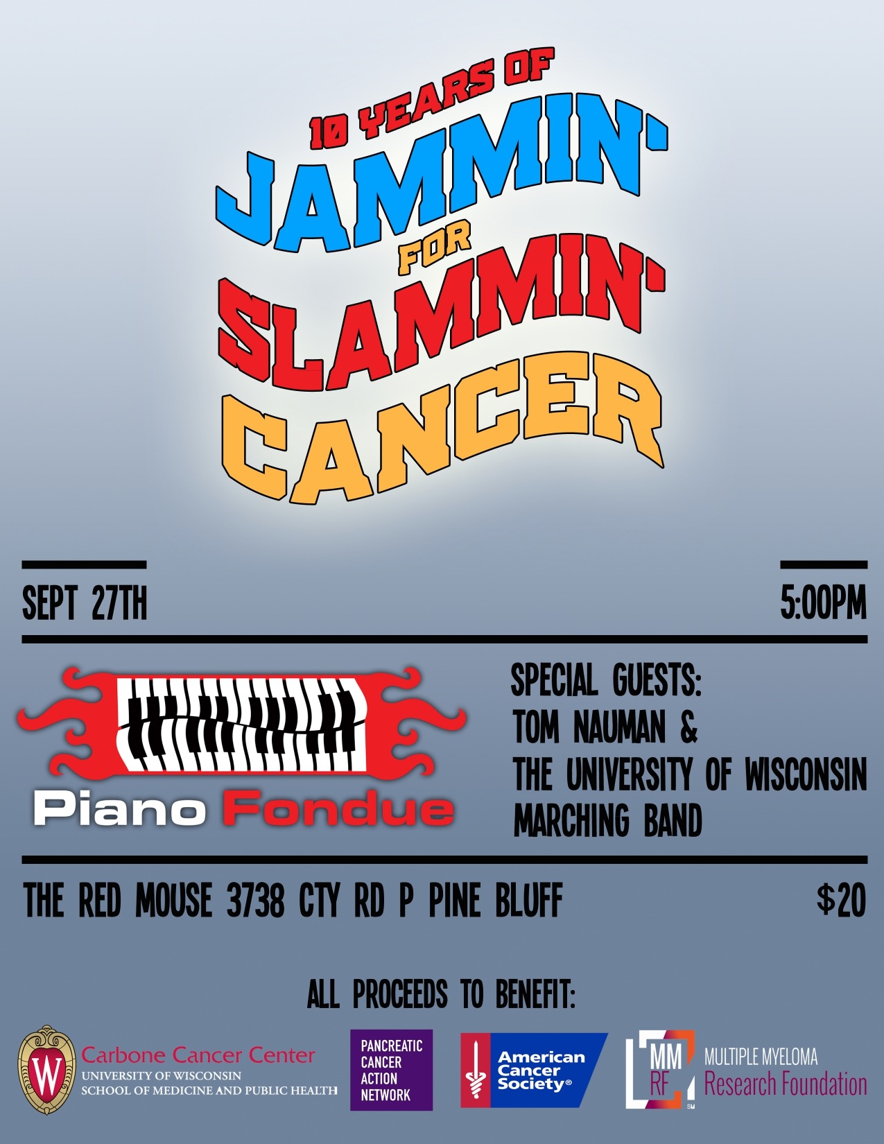 JAMMIN' FOR SLAMMIN' CANCER campaign photo, 2 of 4