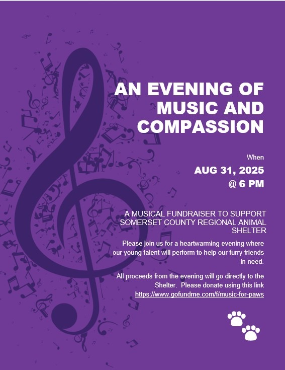 Music for Paws - Support Somerset Regional Animal Shelter campaign photo, 2 of 5