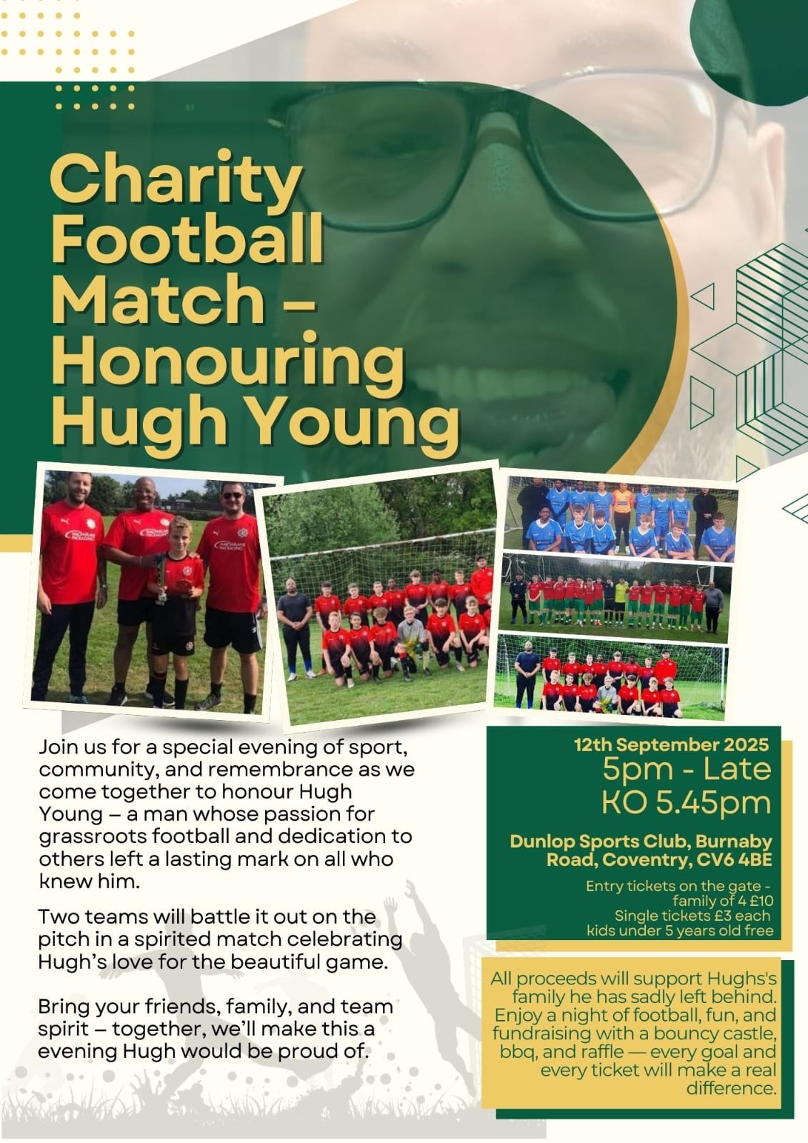 Hugh Anthony Fitzwarren Young - charity match campaign photo, 4 of 5