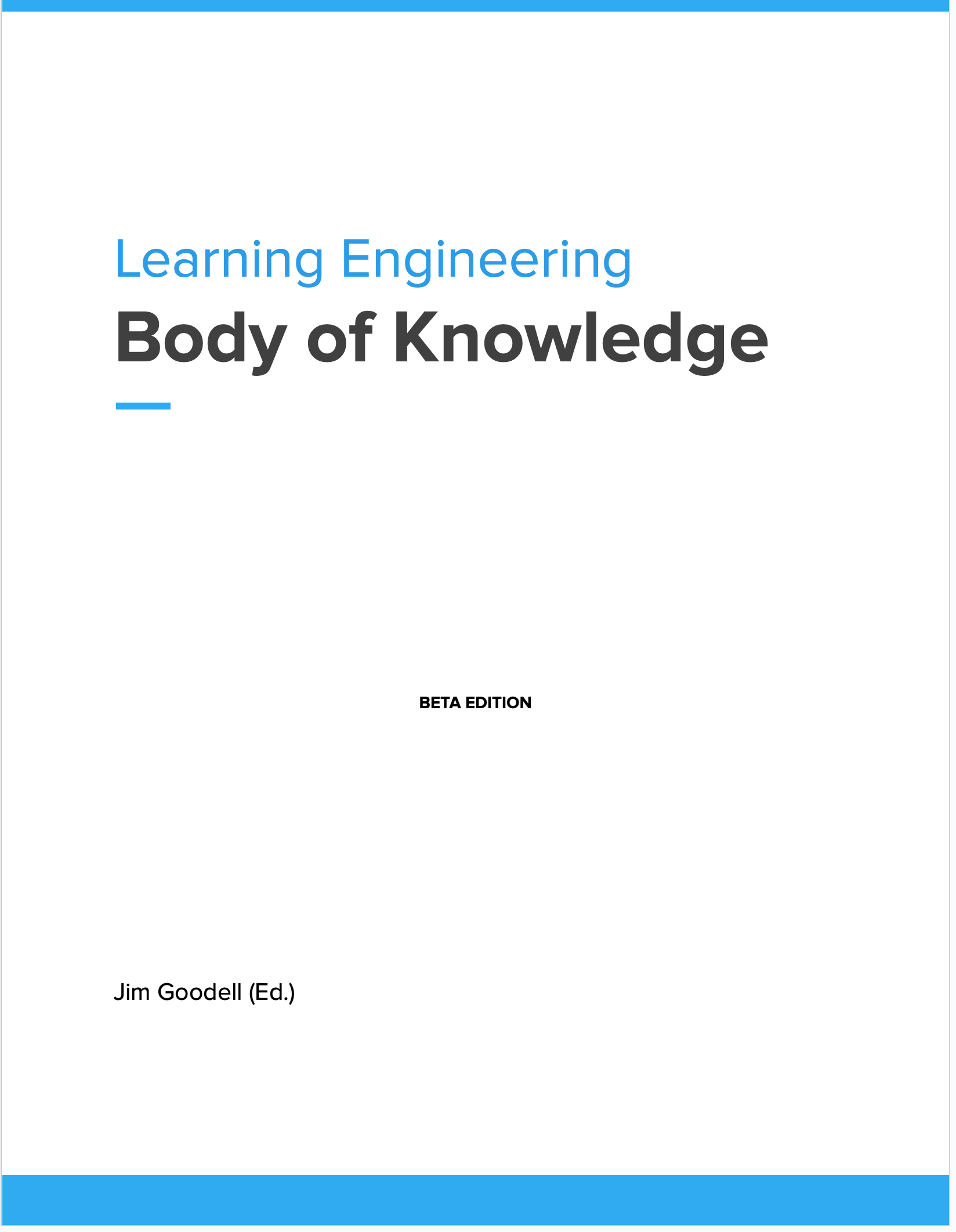 Help Publish the Learning Engineering Body of Knowledge campaign photo, 2 of 4