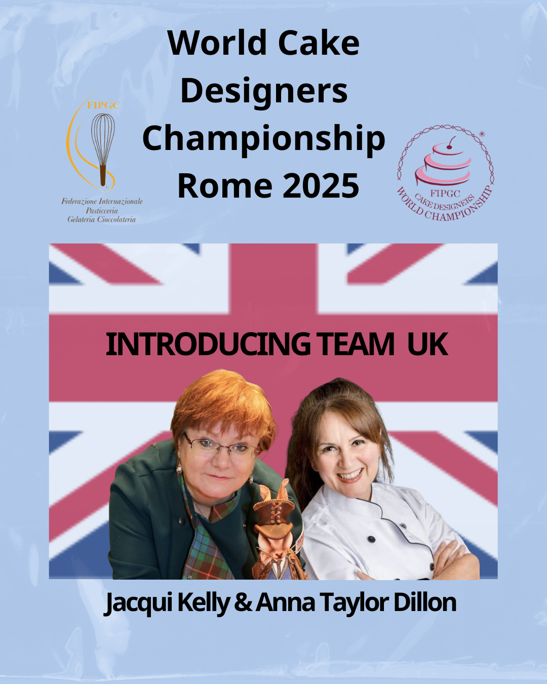 Team UK for the World Cake Designers Championships in Rome campaign photo, 4 of 5