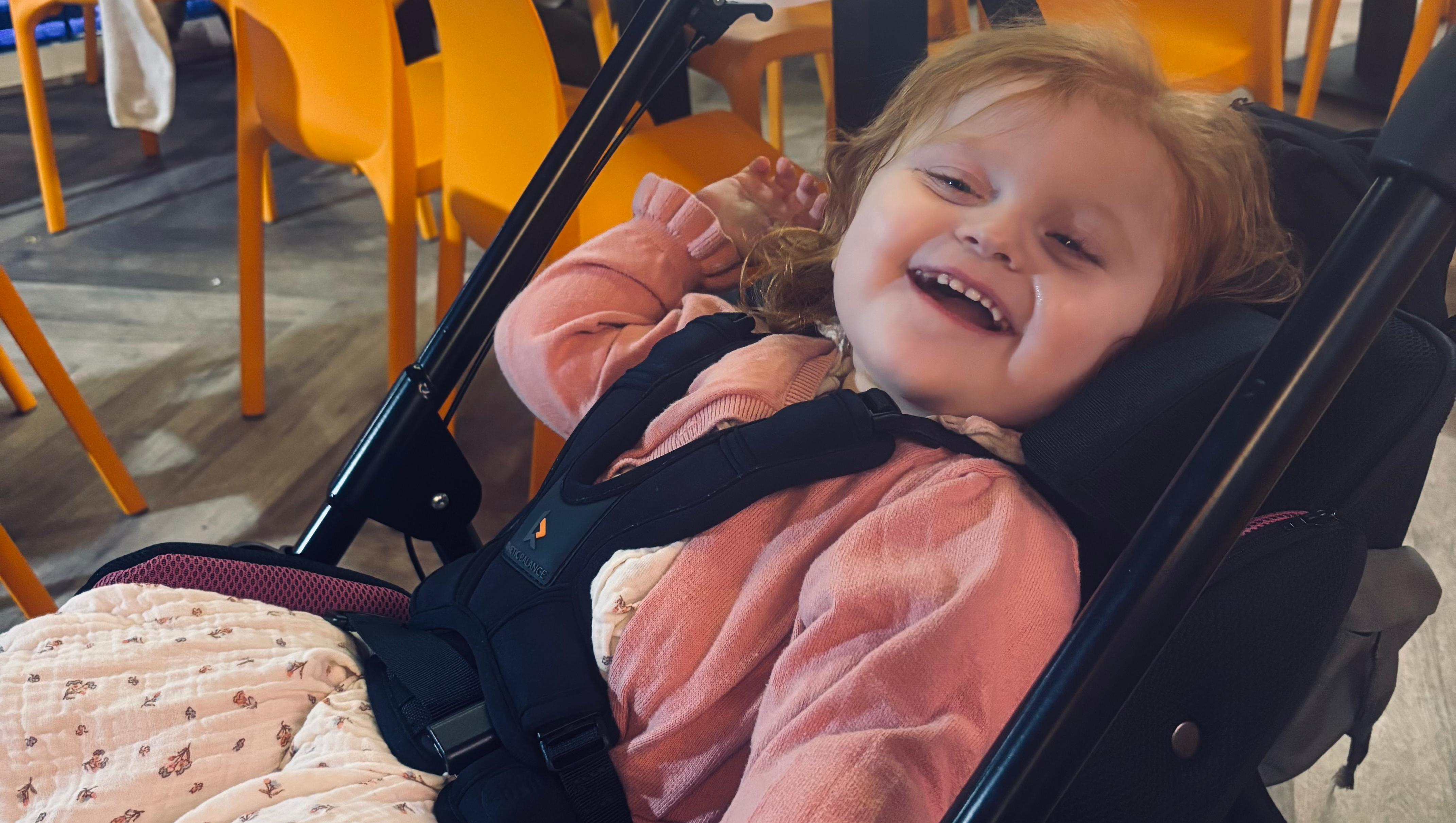 Support our Blind toddler’s development with an Omi system photo