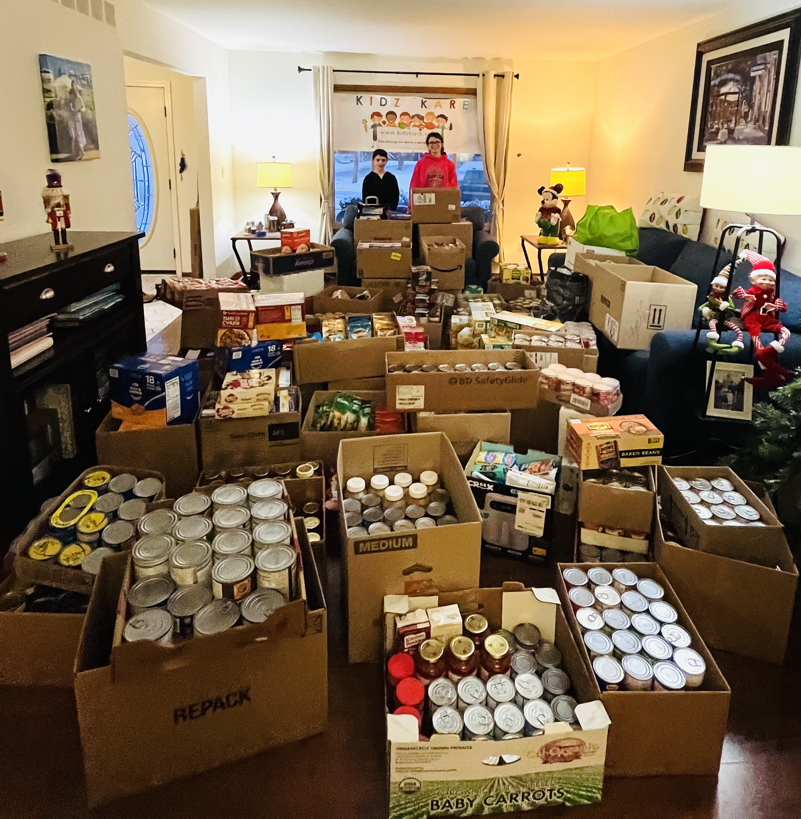 Sophia and Max's 2025-2026 Annual Holiday Food Drive campaign photo, 2 of 4
