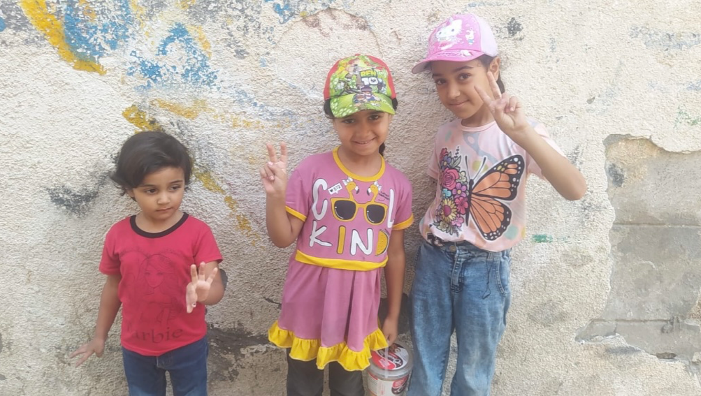 Help Laila to feed her three beautiful kids in Gaza