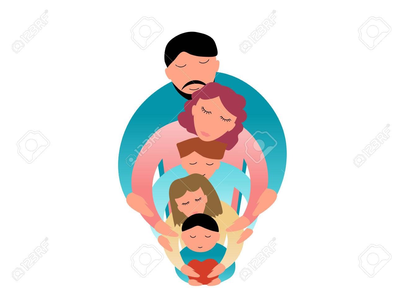 Família risco de perder casa Family with 3 Children at Risk campaign photo, 2 of 4
