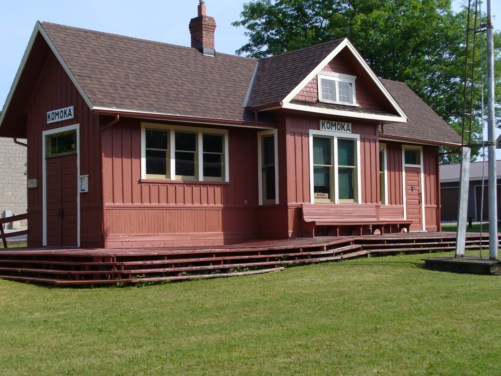 Projects: boxcar; repatriation of Komoka RR sheds; walkways campaign photo, 2 of 4