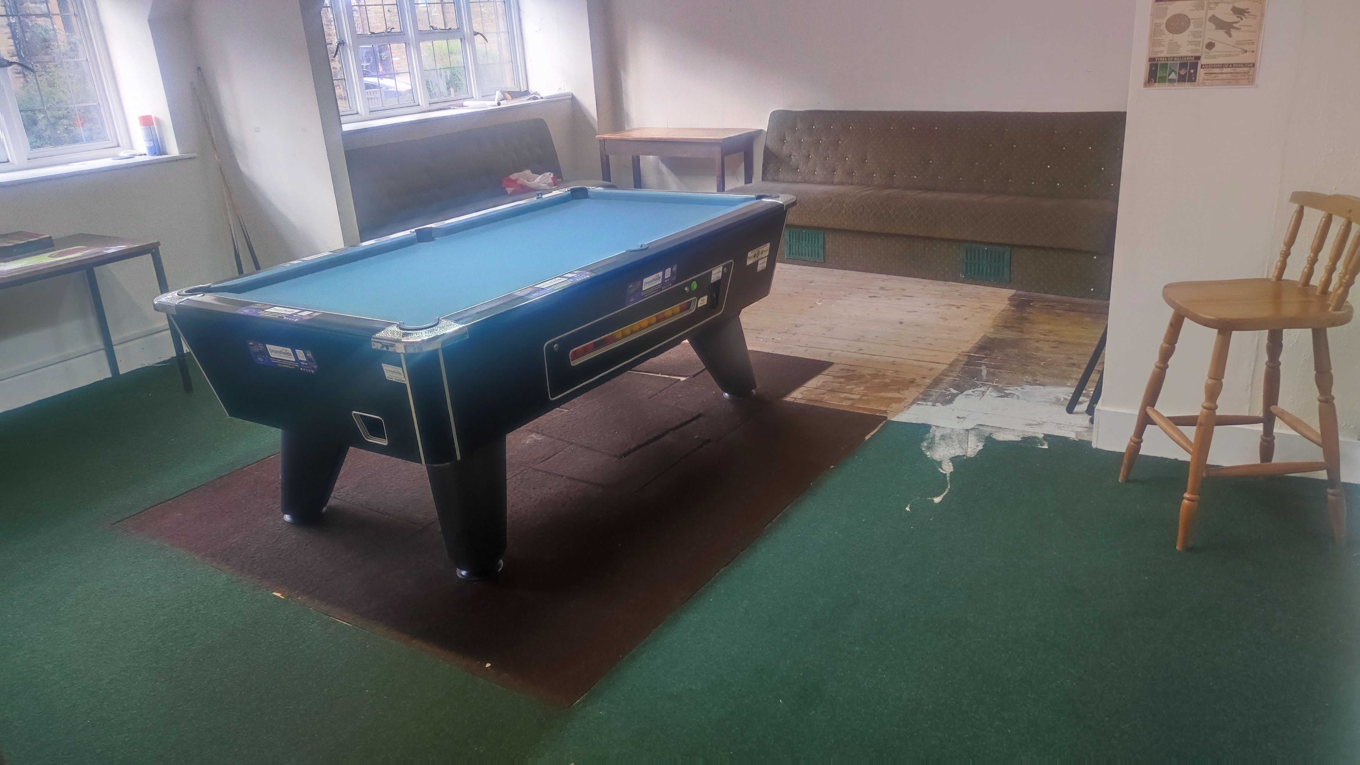 Raise funds for a new floor in the upstairs pool room campaign photo, 2 of 4