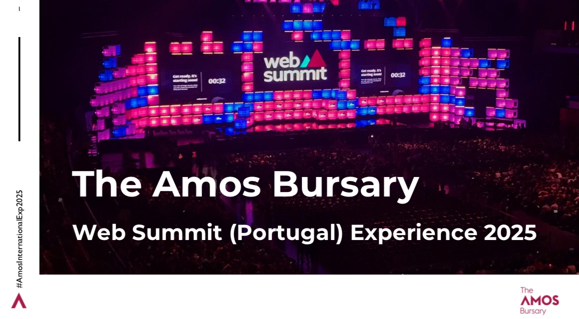 The Amos Bursary Web Summit (Portugal) Experience 2025 campaign photo, 2 of 4
