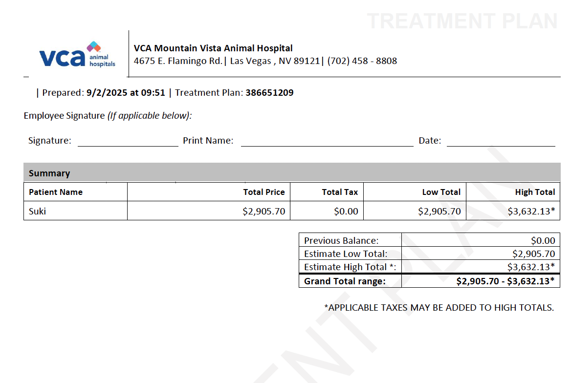 Support Suki's Bladder Stone Removal campaign photo, 2 of 4