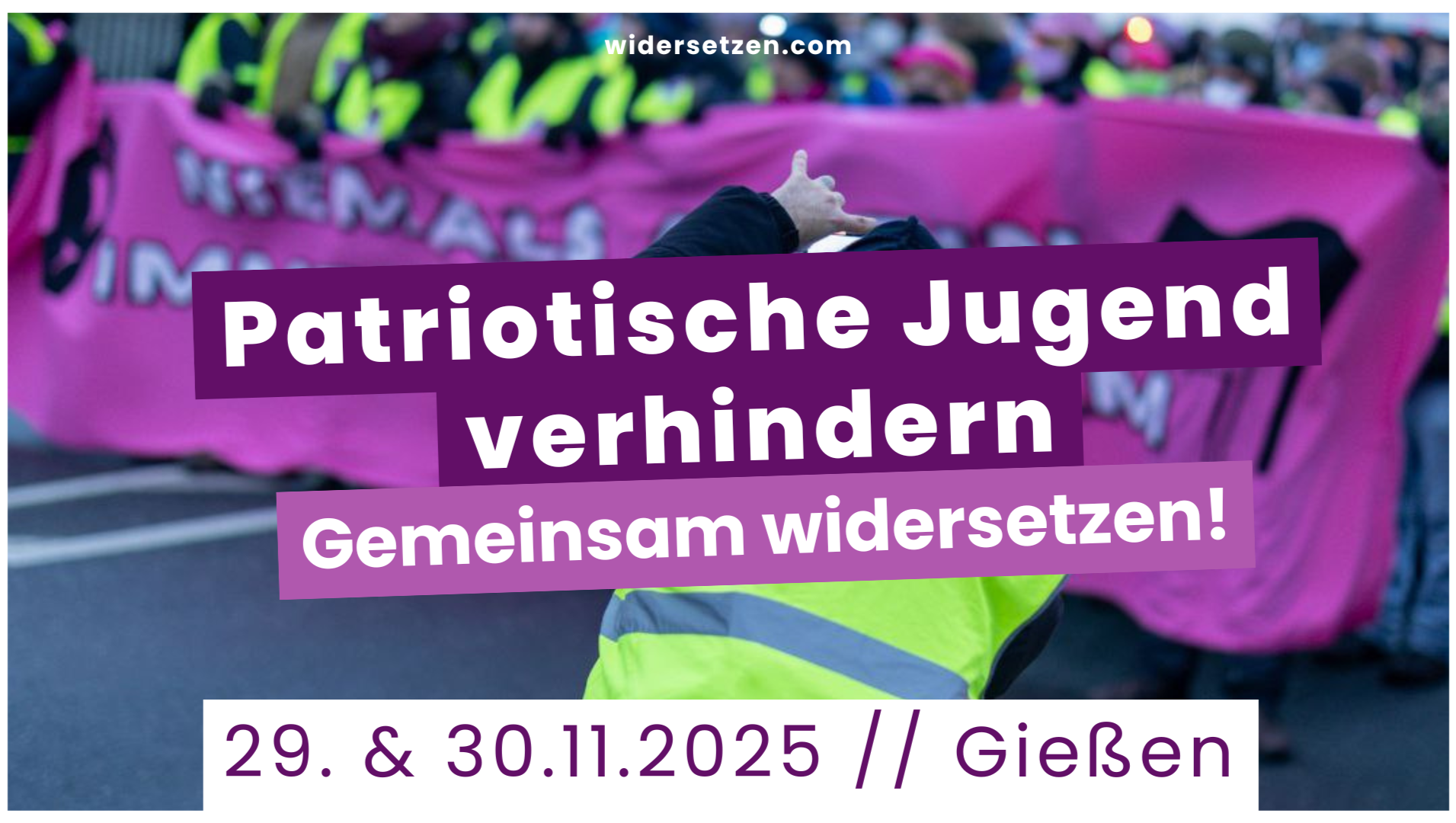 Ziviler Ungehorsam gegen die AfD im November 2025 in Gießen! pinned link photo