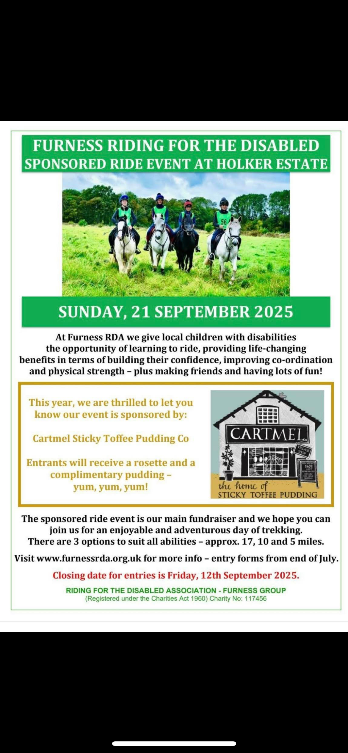 Furness riding for the Disabled sponsored ride campaign photo, 2 of 4