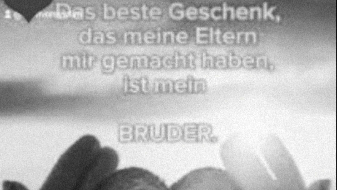 Für meinen geliebten Bruder