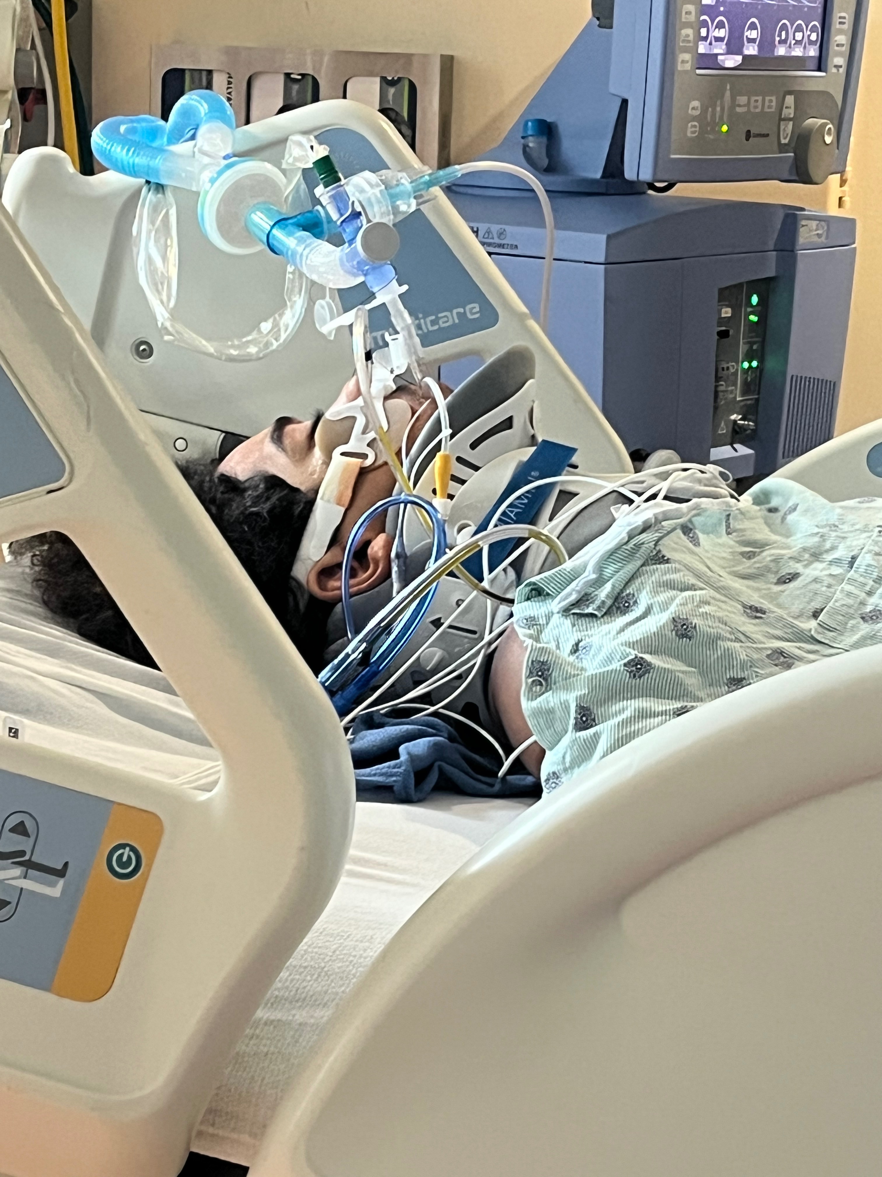 16-year-old boy in a hospital in critical condition campaign photo, 4 of 5