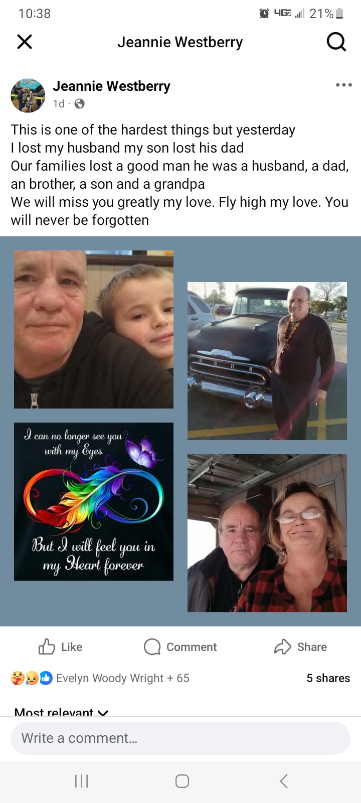 Help support Dwaynes wife and child campaign photo, 2 of 8