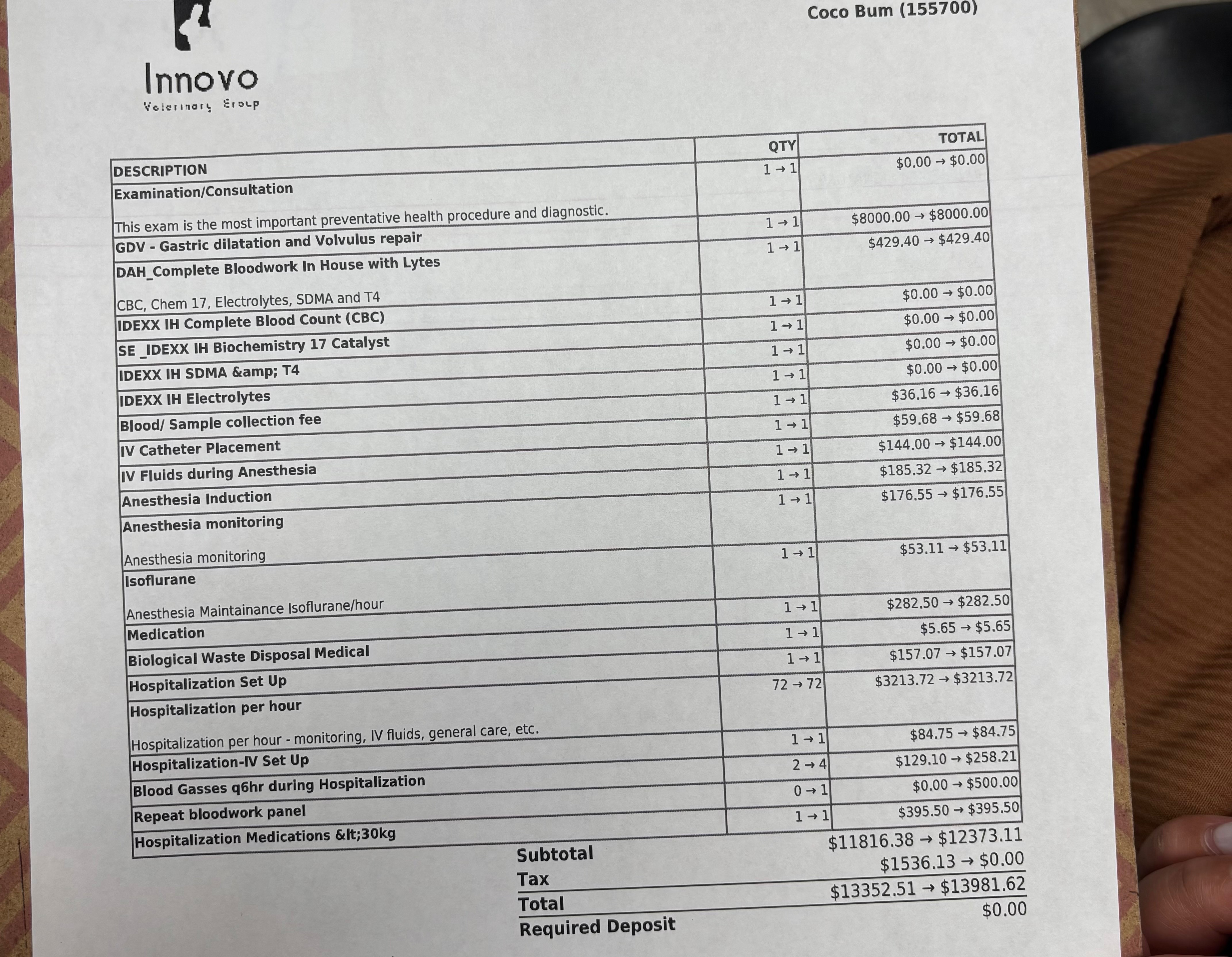 Medical Bills for our Coco campaign photo, 7 of 8