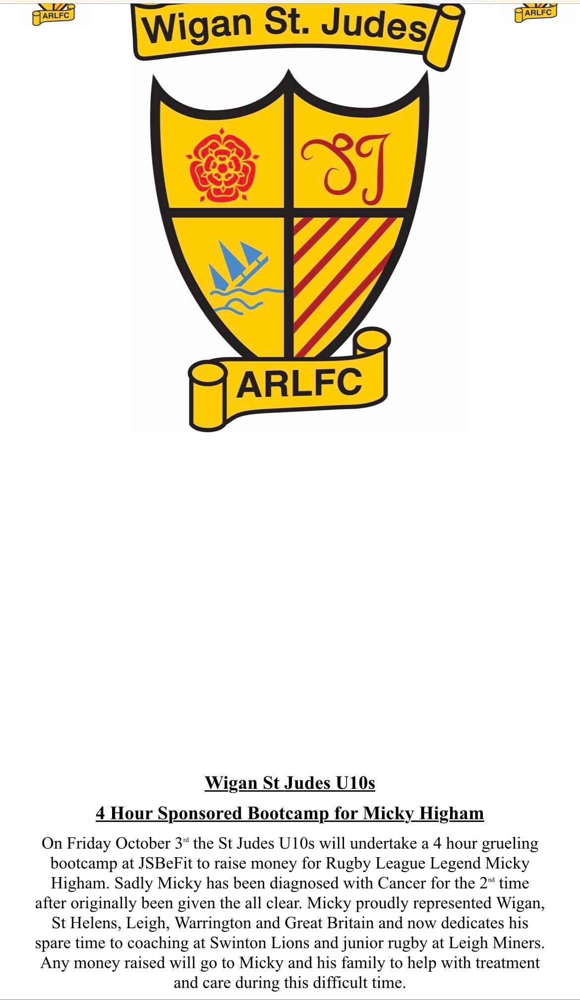 Fundraiser for Wigan Legend Mickey Higham campaign photo, 4 of 4