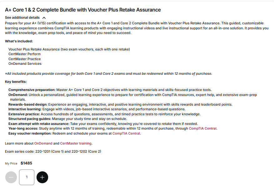 Help Me Fund My CompTIA A Certification campaign photo, 4 of 6
