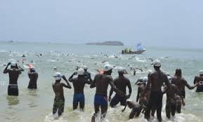 Swim for health care for children of the Gambia campaign photo, 2 of 4