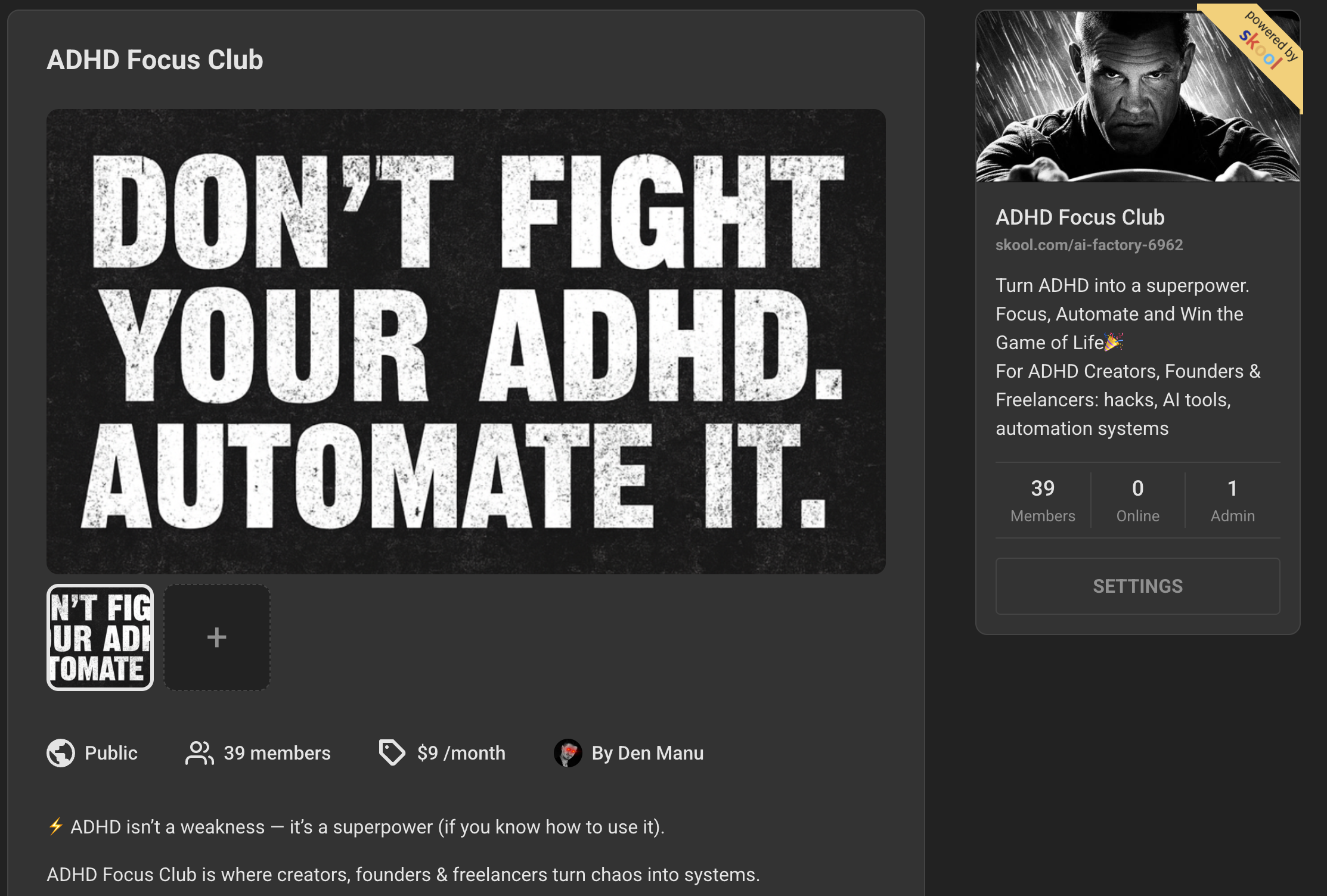 Help Me Build the ADHD AI Factory Community campaign photo, 2 of 4