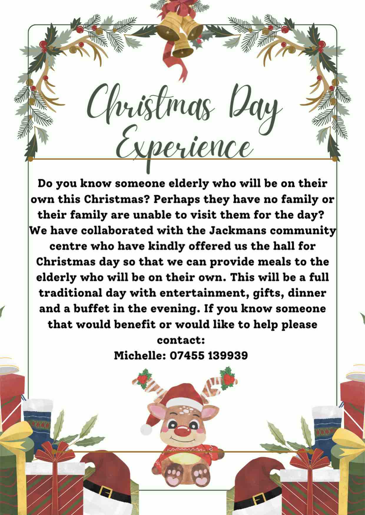 Christmas Day experience for the elderly campaign photo, 2 of 5