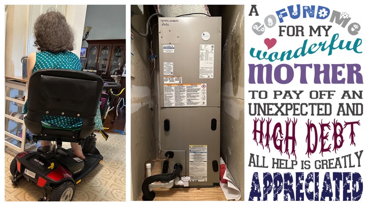 Help a disabled widow pay off an unexpected expense campaign photo, 2 of 5