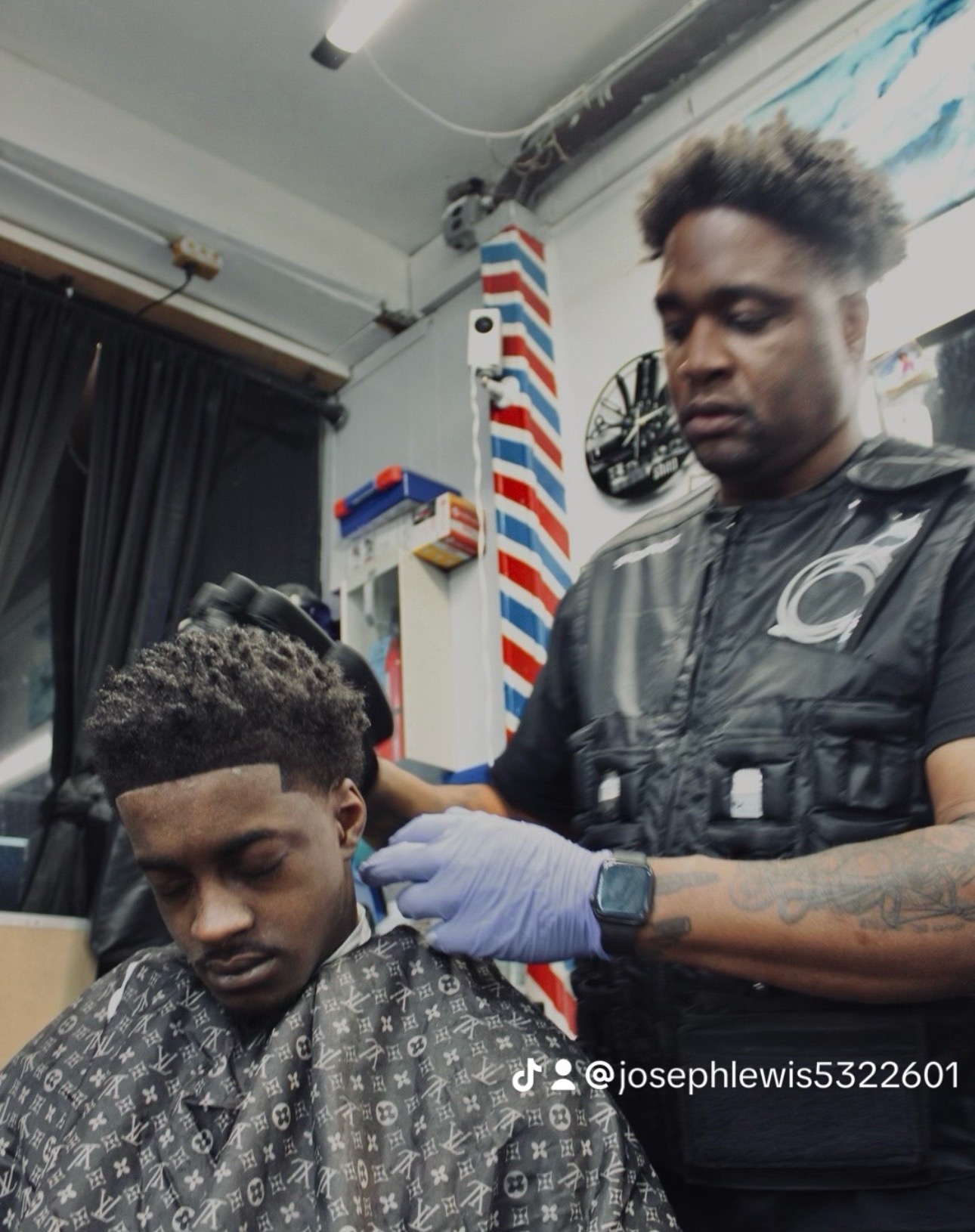 To raise money for Barber equipment that was stolen campaign photo, 5 of 8