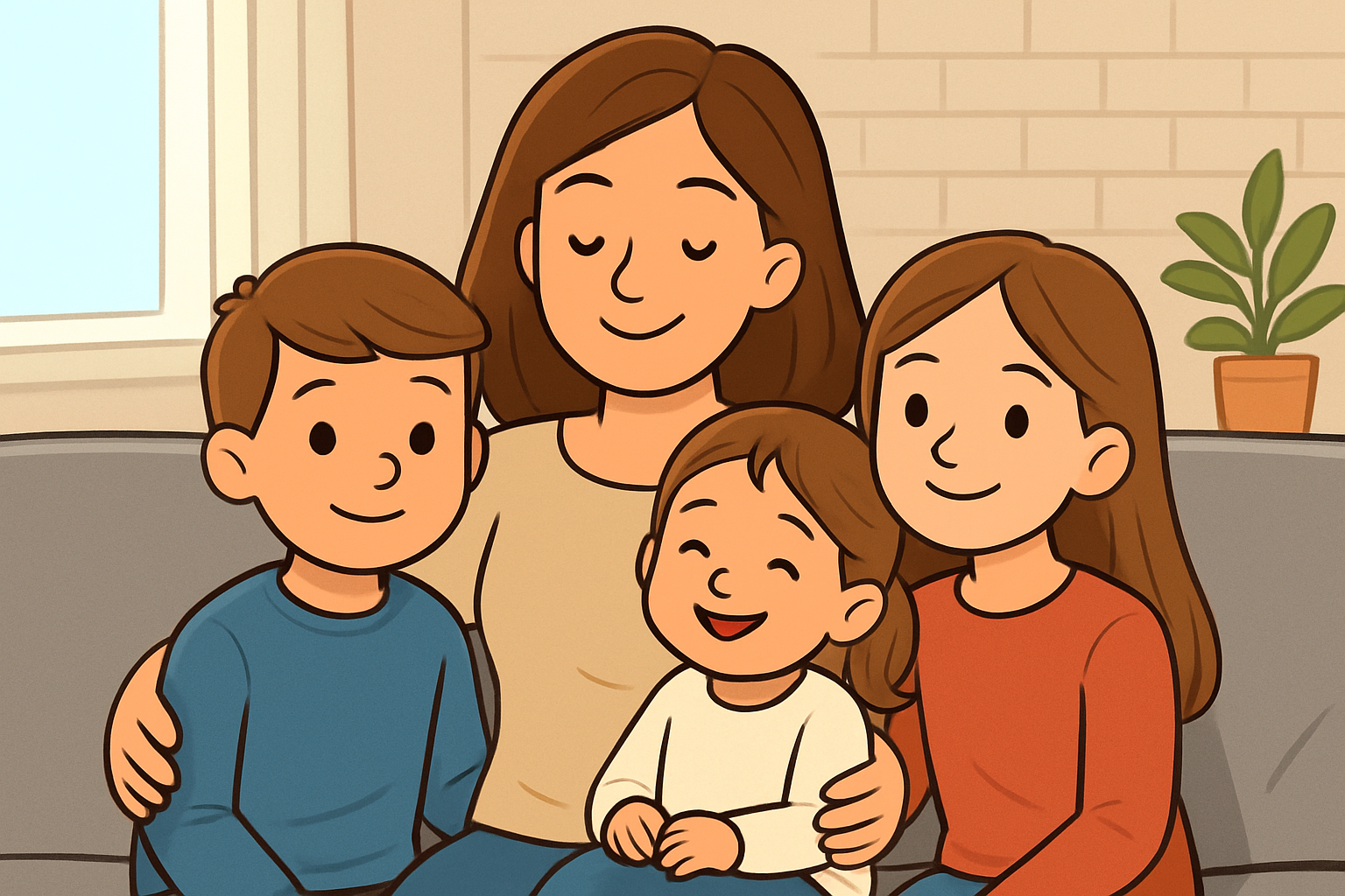 A family get back onto their feet campaign photo, 2 of 4