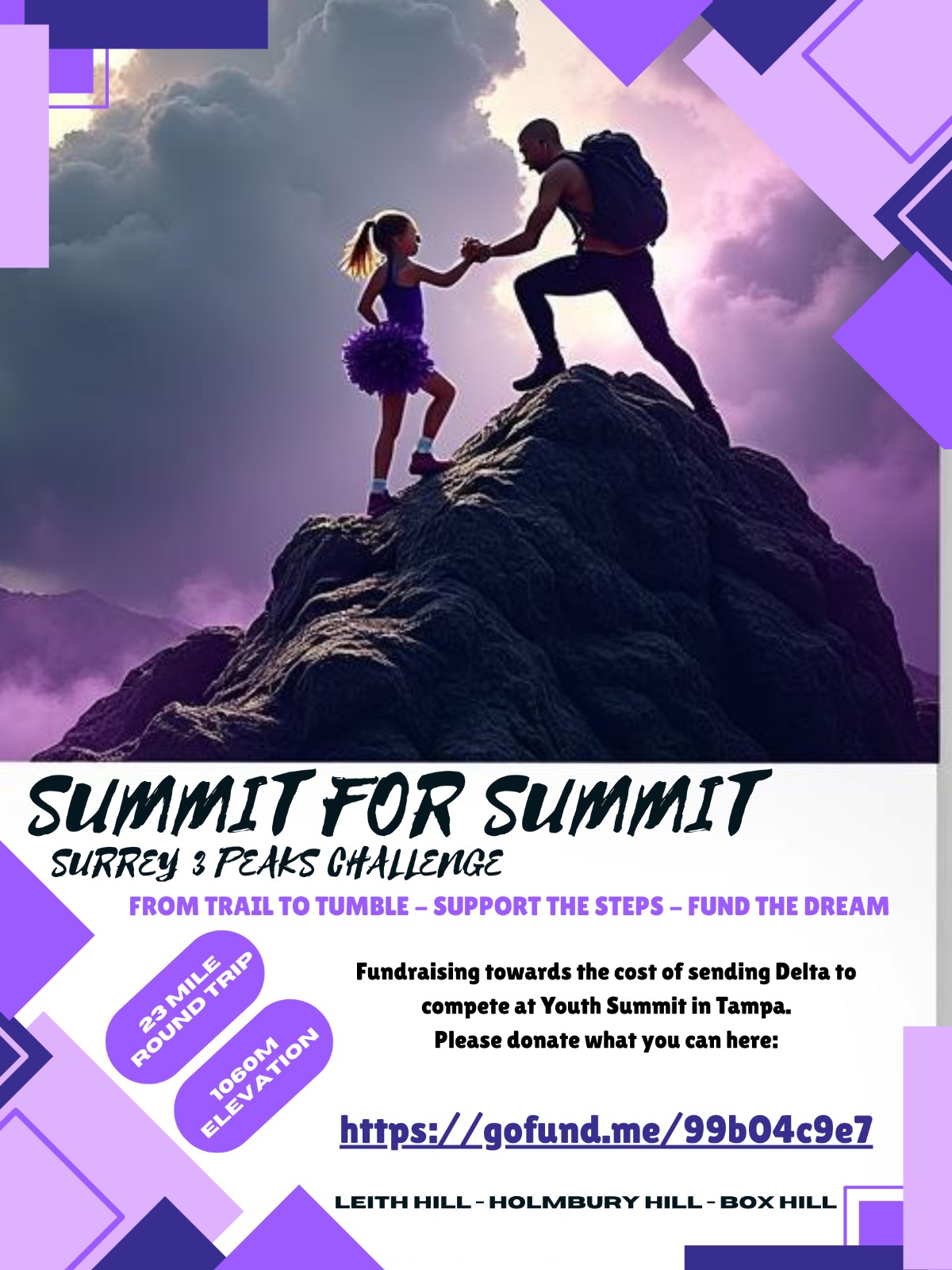 Summit For Summit - 3 Peak Challenge campaign photo, 2 of 5