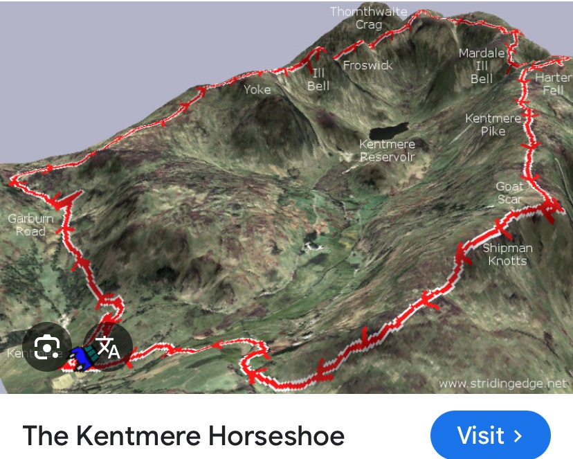 Beth’s big Kentmere Horseshoe sponsored hike campaign photo, 2 of 4
