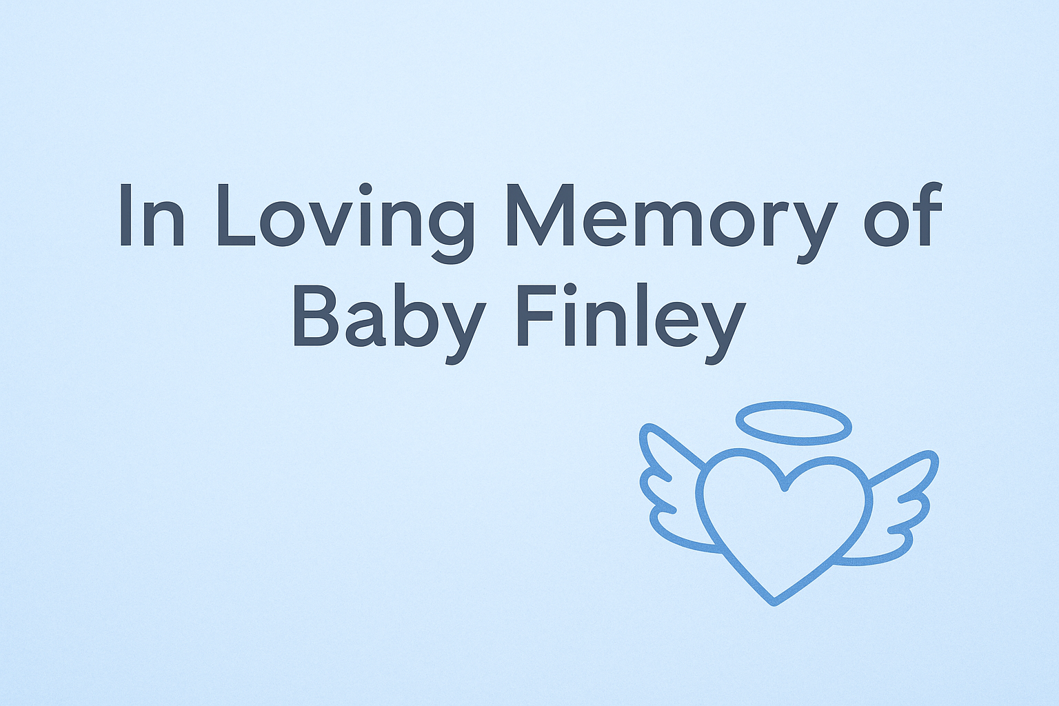 In Loving Memory of Baby Finley campaign photo, 4 of 5