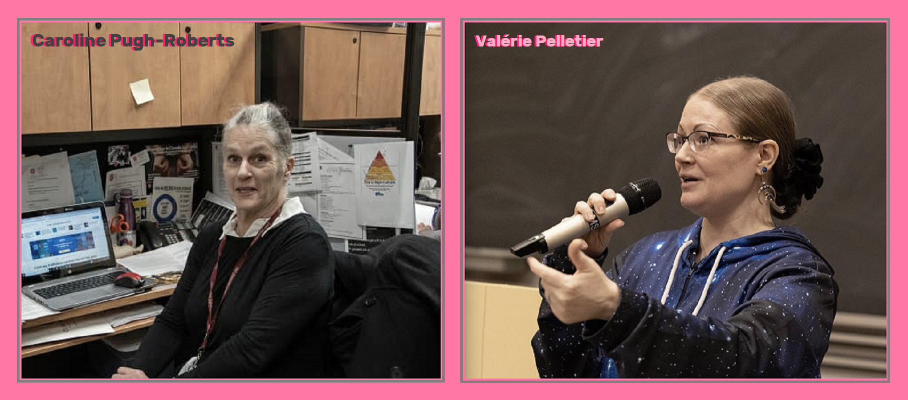 Caroline and Valérie are invited to speak in the UK ! campaign photo, 2 of 4
