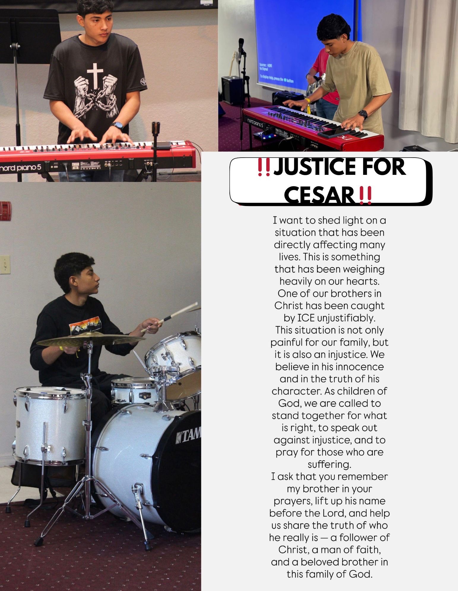 Justice for Cesar Vasquez-Oseguera campaign photo, 6 of 7