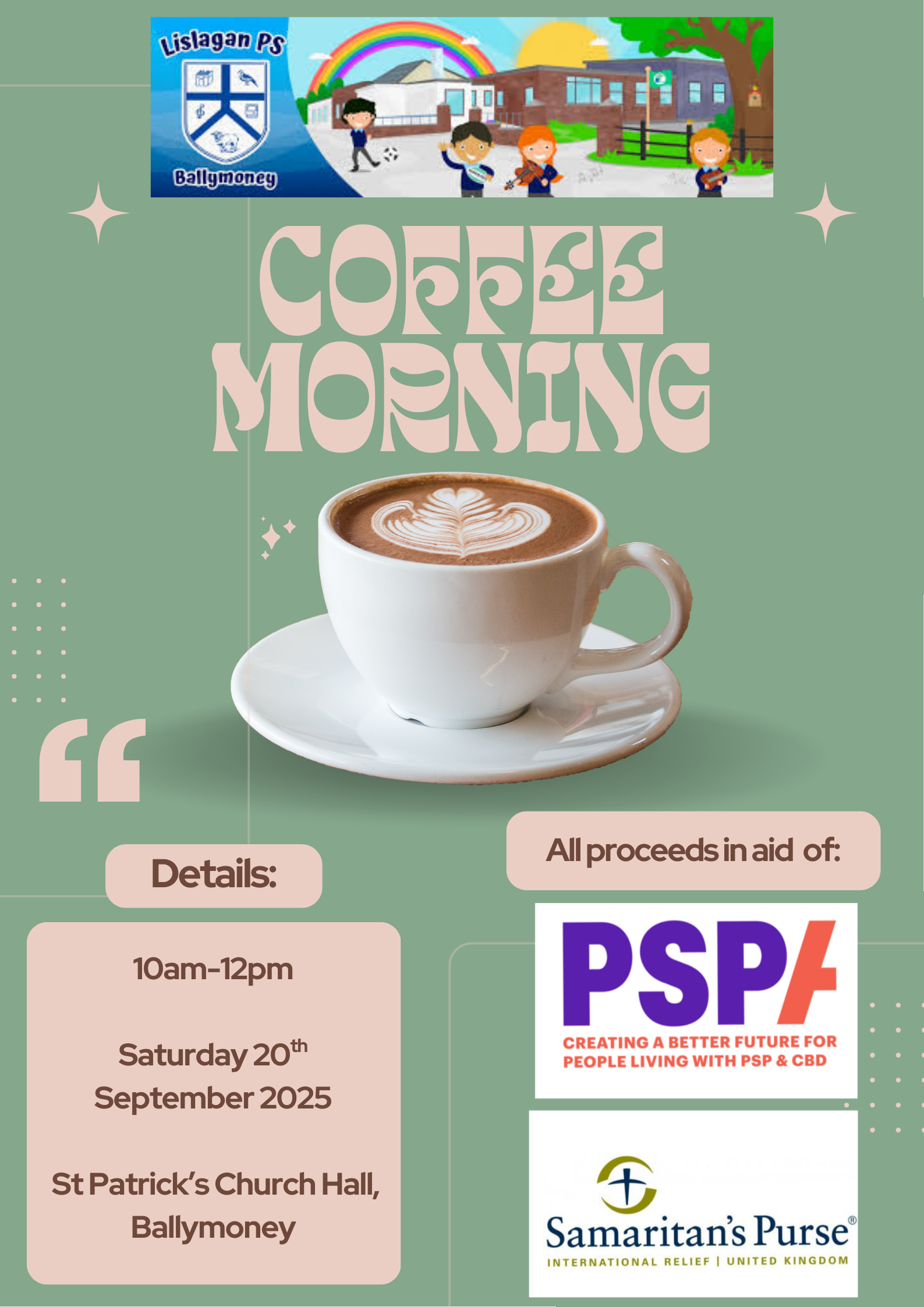 Lislagan Primary School Coffee Morning supporting charities campaign photo, 2 of 4