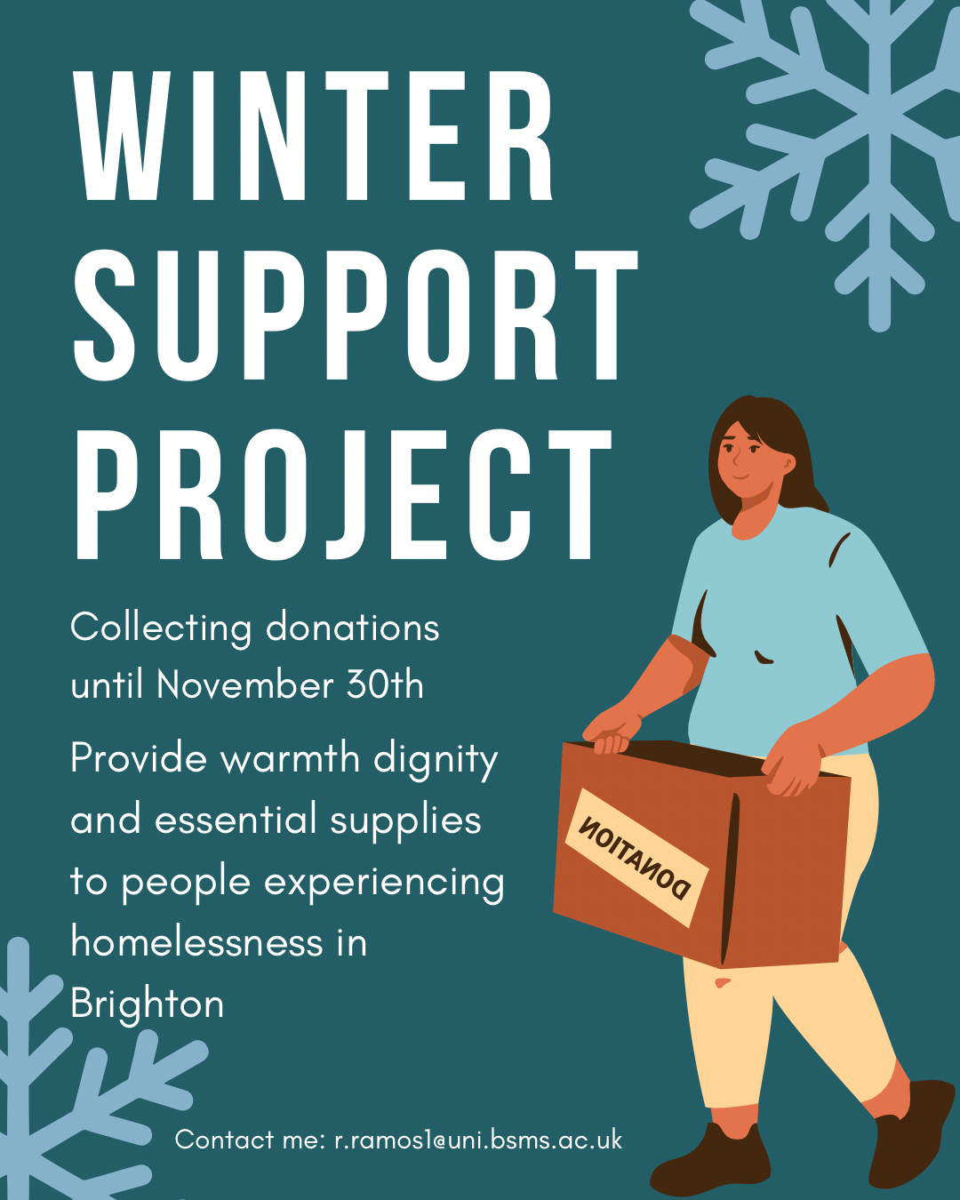 Winter support package project. campaign photo, 6 of 7