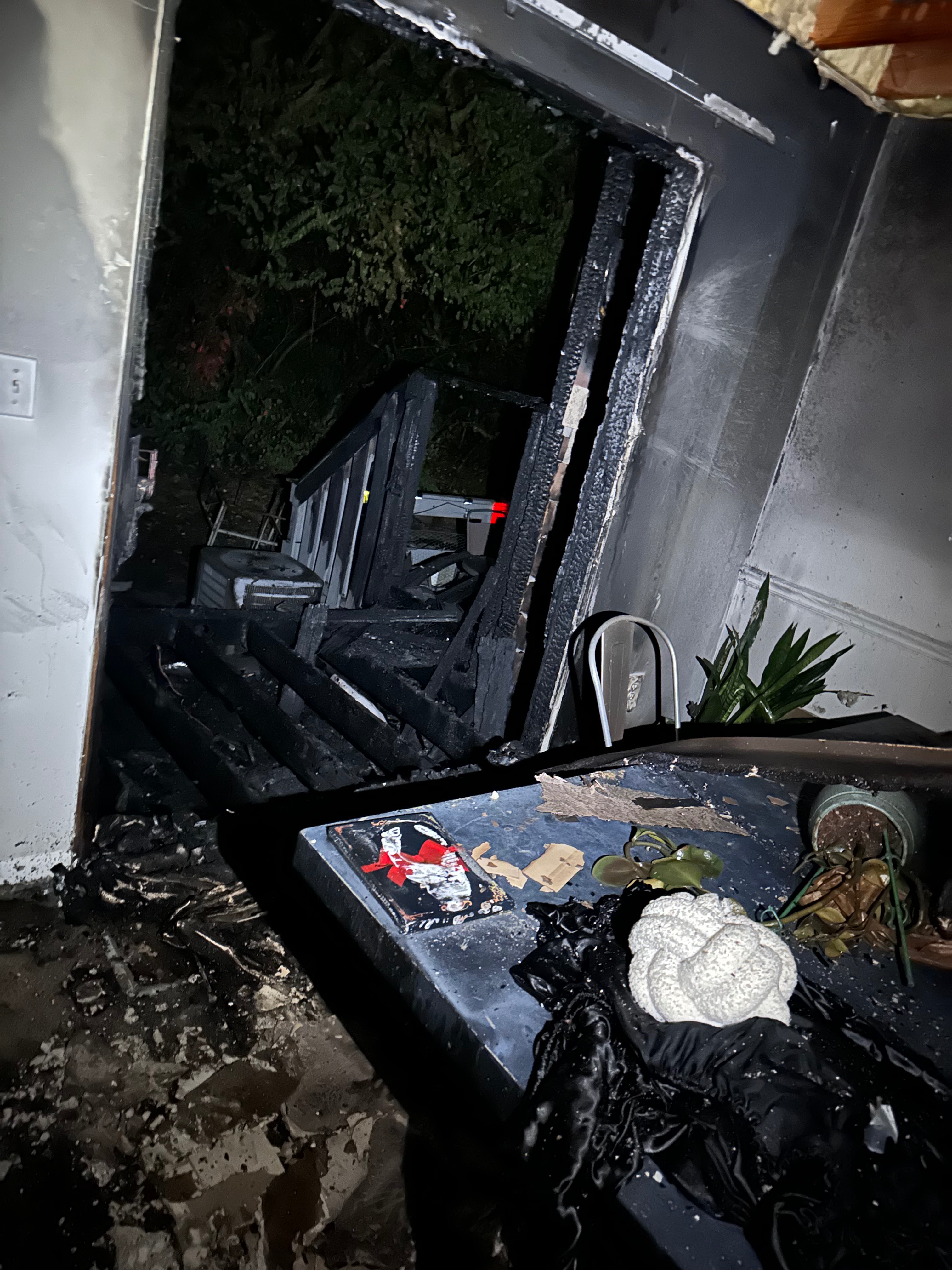 Repair and cover damages in this unfortunate house fire campaign photo, 6 of 7