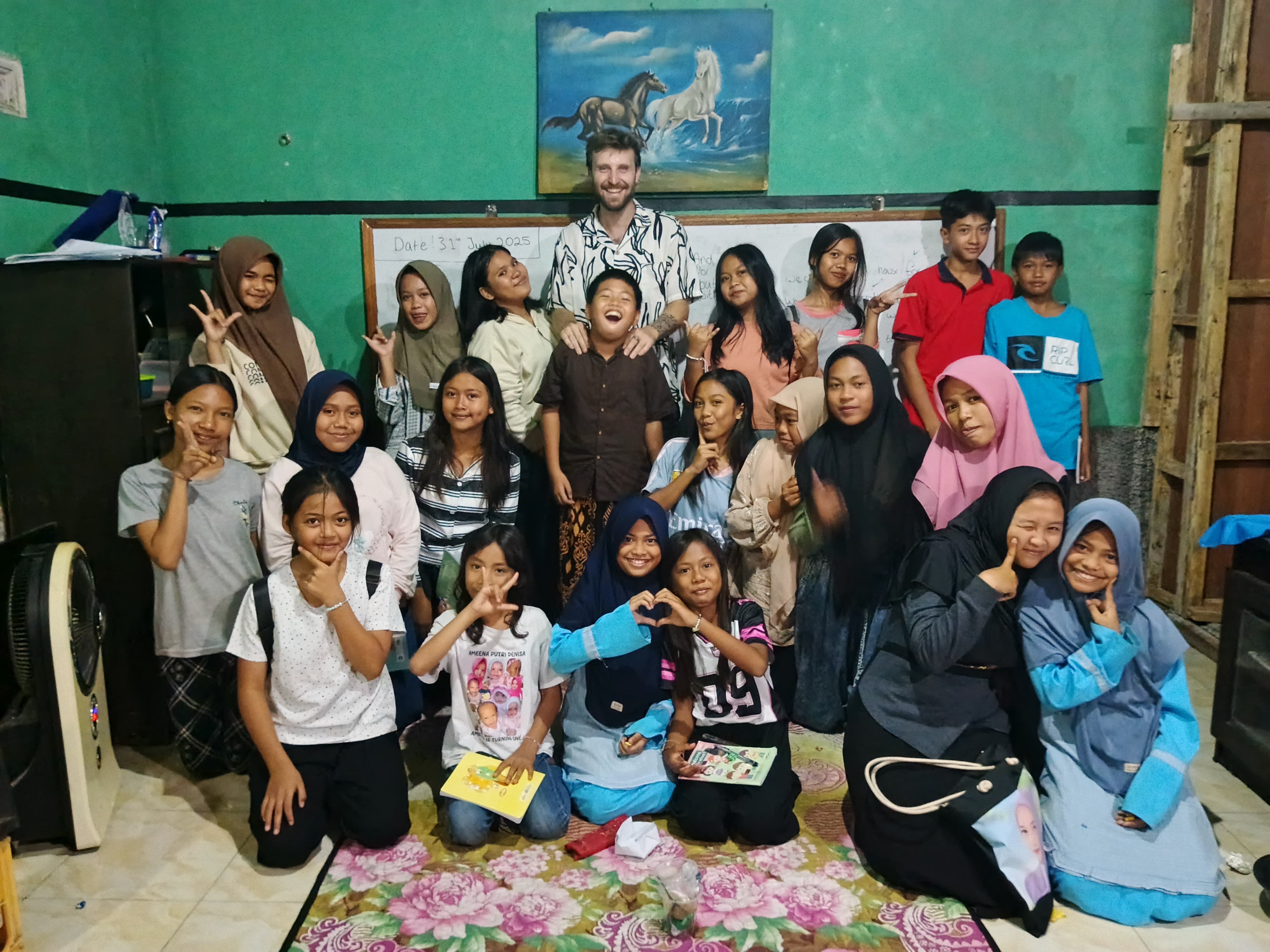 Mr Aly - Lombok Village free English Class furniture campaign photo, 4 of 5