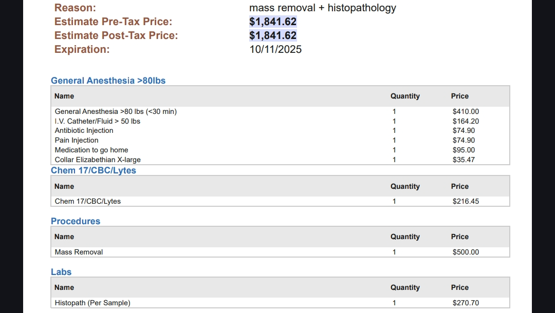 Donate to Save Skunk's Life photo