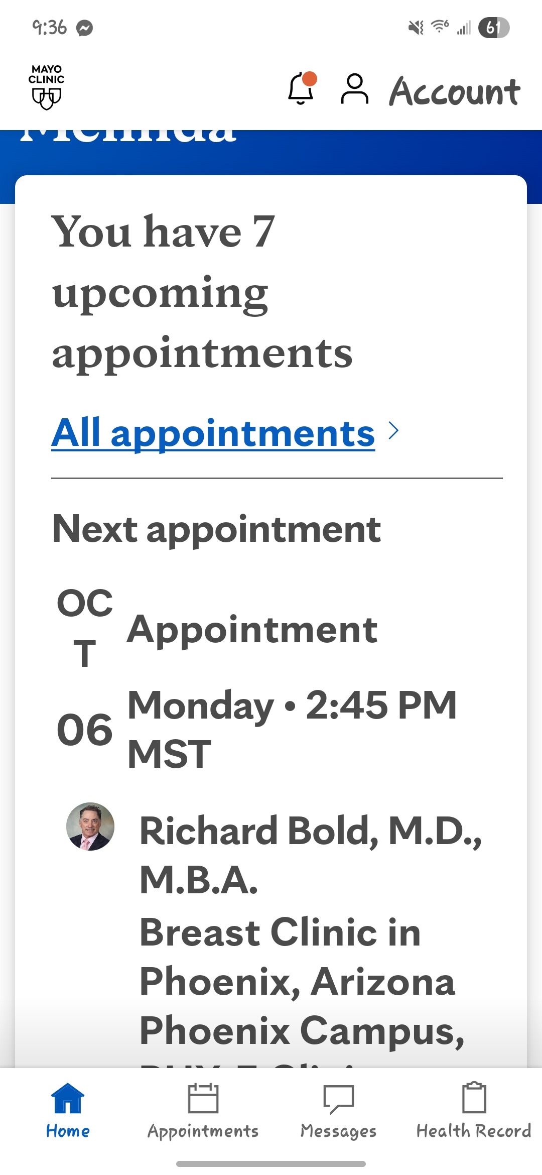 DCIS SURGERY AT MAYO CLINIC campaign photo, 4 of 5