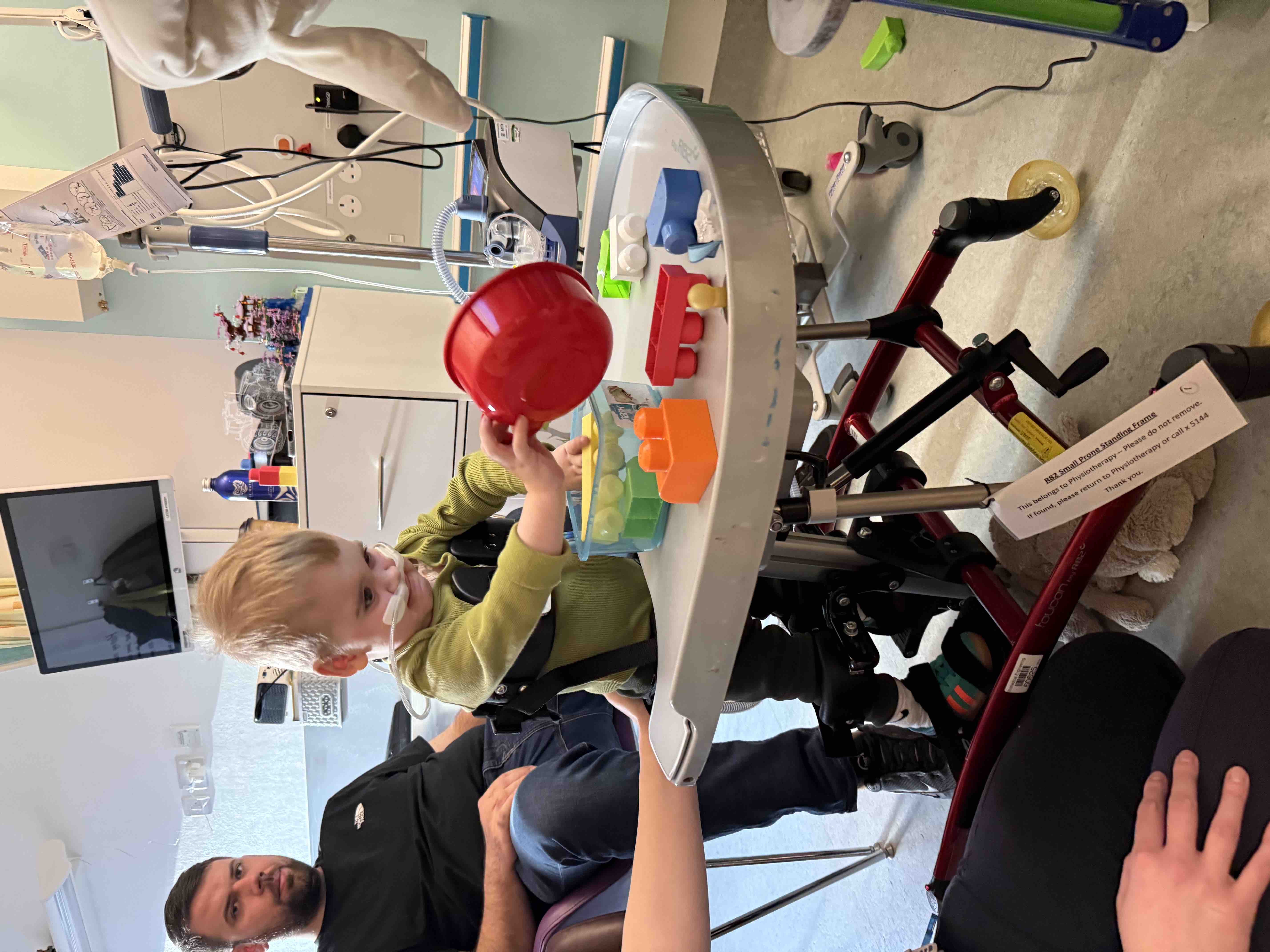 By Teddie’s side: Supporting our family in hospital. campaign photo, 5 of 8