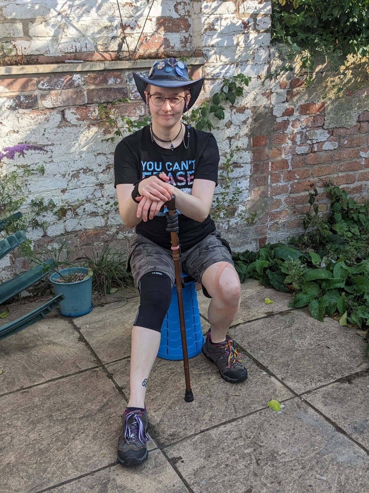 Help fund a mobility aid for queer zoologist and LARPer campaign photo, 2 of 5