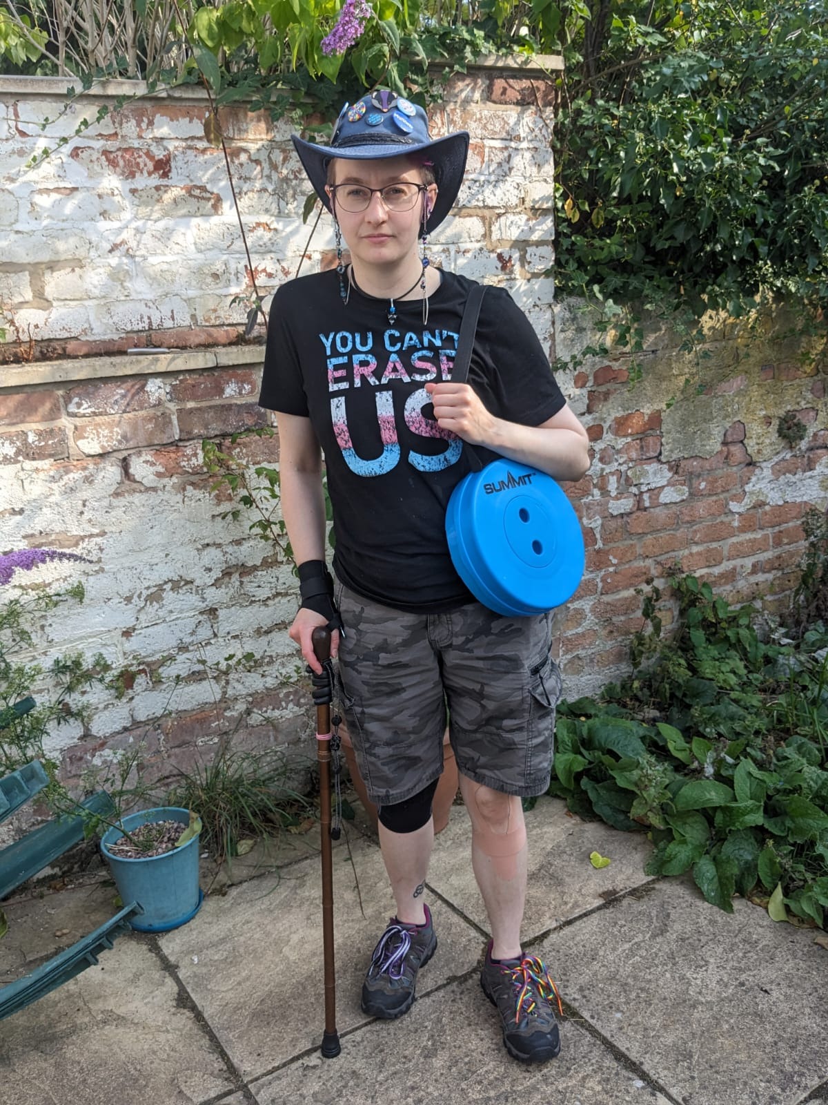 Help fund a mobility aid for queer zoologist and LARPer campaign photo, 4 of 5