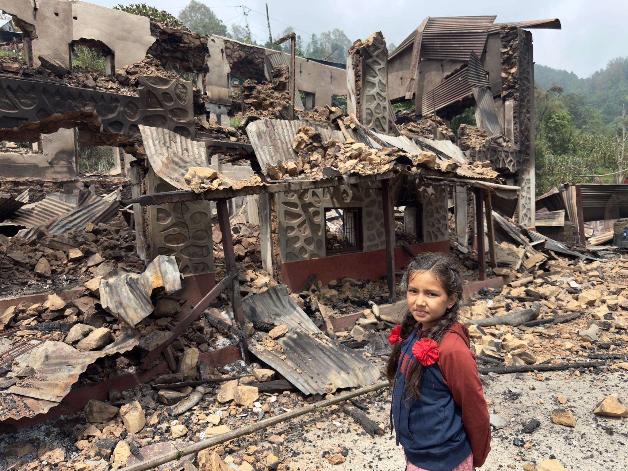 Let's Help Rebuilding my brother - A innocent leader's house campaign photo, 2 of 8