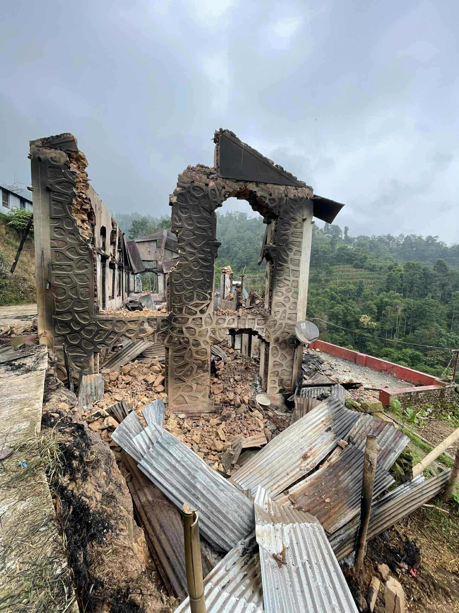 Let's Help Rebuilding my brother - A innocent leader's house campaign photo, 5 of 8