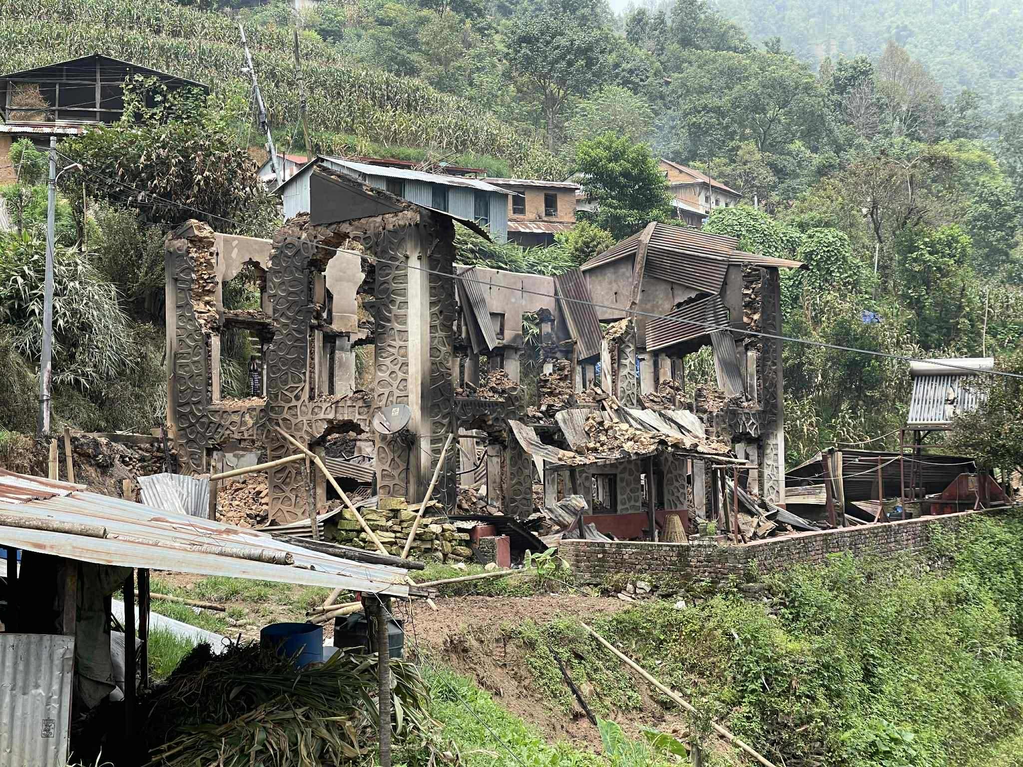 Let's Help Rebuilding my brother - A innocent leader's house campaign photo, 6 of 8