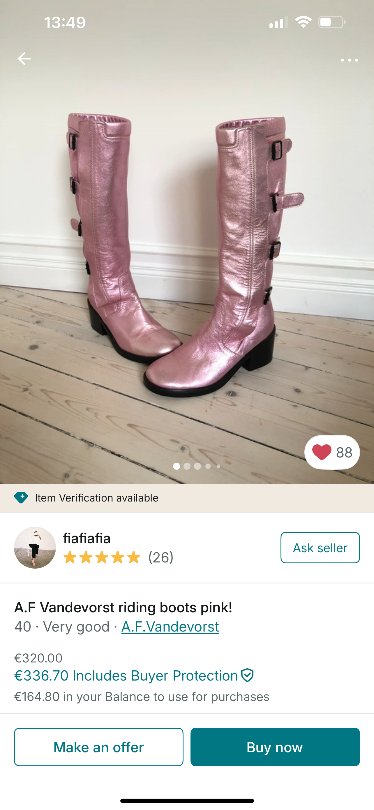 Berivan’s birthday present, let’s get her dream boots!!! campaign photo, 2 of 4
