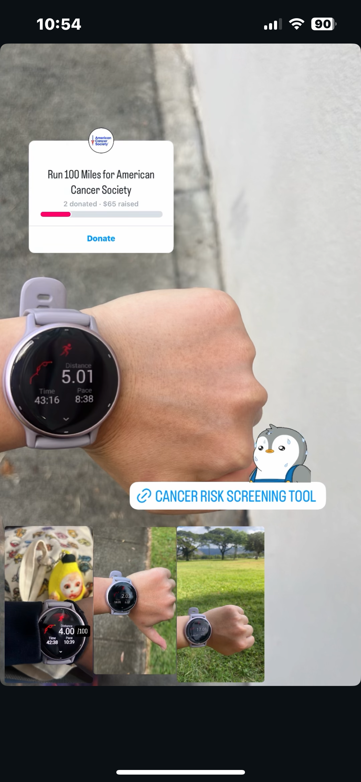Run 100 Miles for American Cancer Society campaign photo, 2 of 4