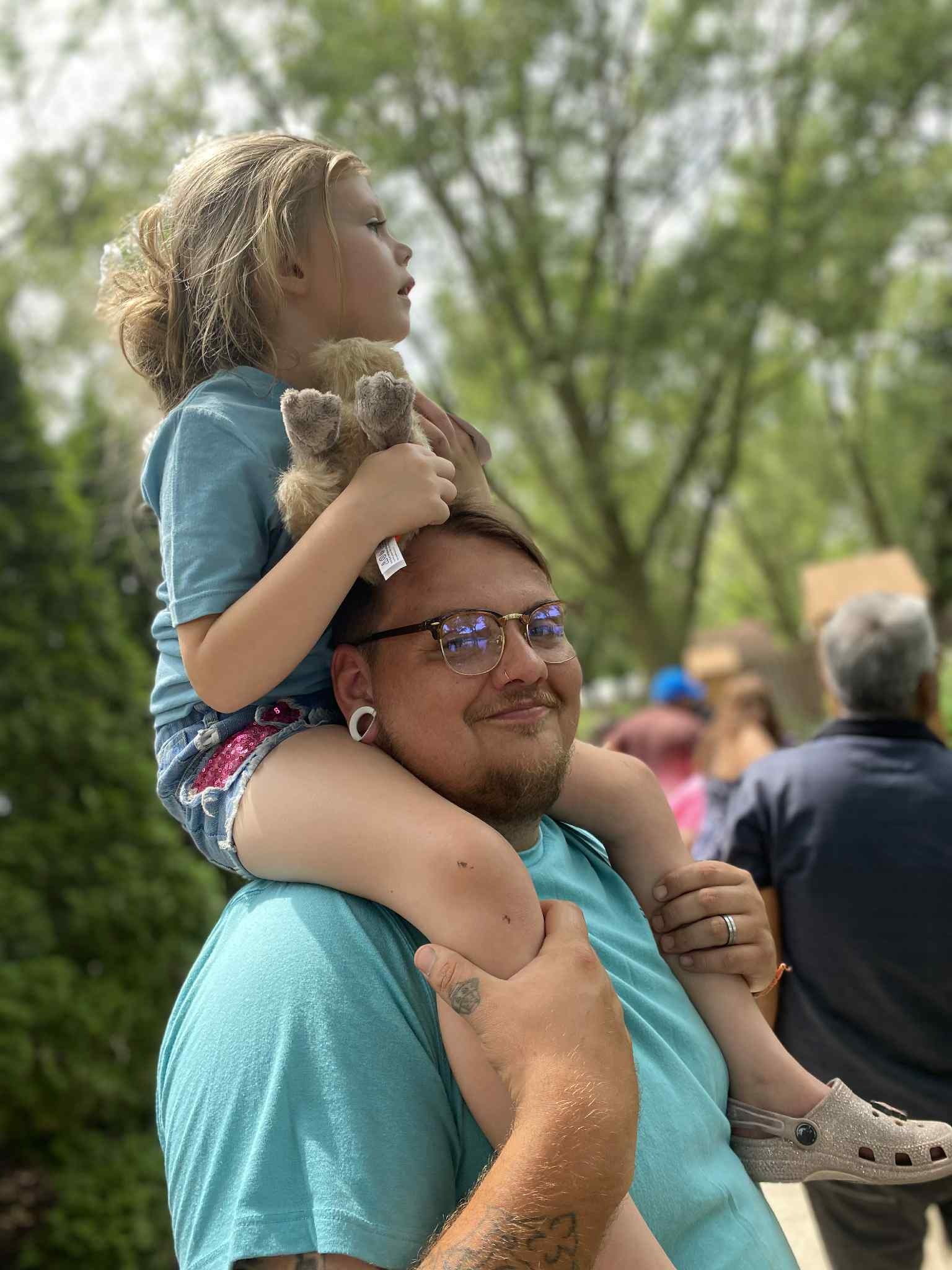 Young father suffering the aftermath of a stroke campaign photo, 6 of 8