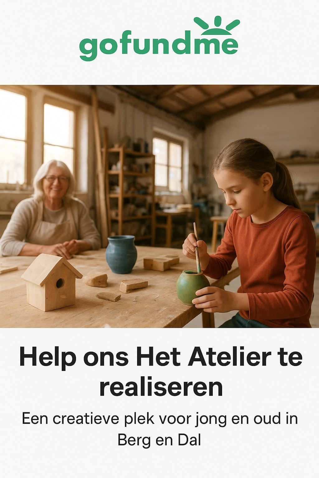 Een creatieve plek voor jong en oud in Berg en Dal! campaign photo, 2 of 4